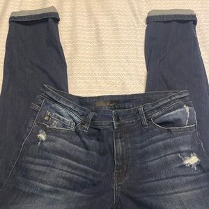 KanCan womens cropped jeans